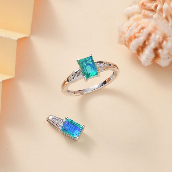 Pfau Triplett Quarz und Zirkon Schmuckset - 4,88 ct. image number 2