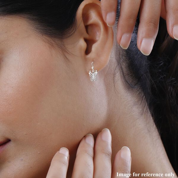 Royal Bali Kollektion- Schmetterling Ohrringe image number 2