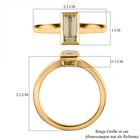 AAA Turkizit-Ring, 925 Silber Gelbgold Vermeil  ca. 1,02 ct image number 6
