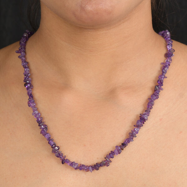 Afrikanische Amethyst 76cm Halskette - 157 ct. image number 3