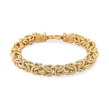 Nickelfreies Messing Armband ca. 19 cm ca. 36,60g, Goldfarben