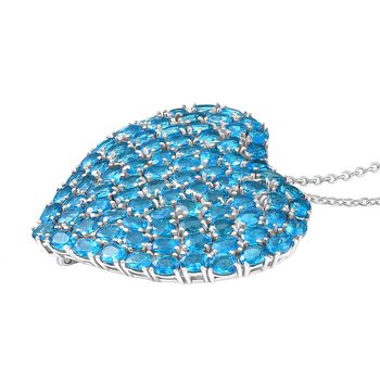 D'Joy Neon Apatit Anh&auml;nger mit 45cm Kette - 18 ct.