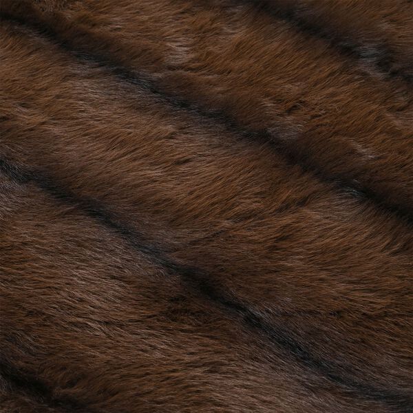 Serenity Night Premium Kuscheldecke in Pelzoptik, doppellagig und wendbar, 150x200cm, Braun image number 4