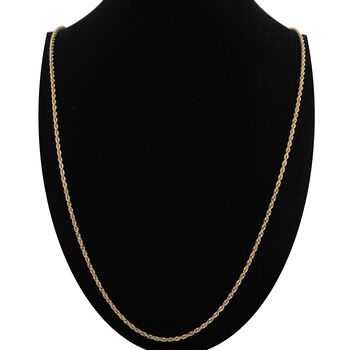 Italienische Kordelkette ca. 91 CM 375 Gelbgold ca. 4,65g