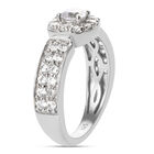 LUSTRO STELLA Hergestellt mit Feinster ZIRKONIA Ring 925 Silber platiniert image number 4