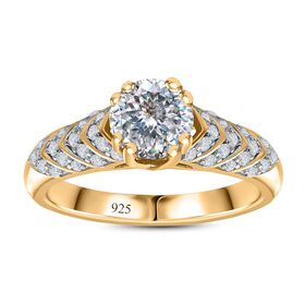 Moissanit Ring - 1,22 ct.