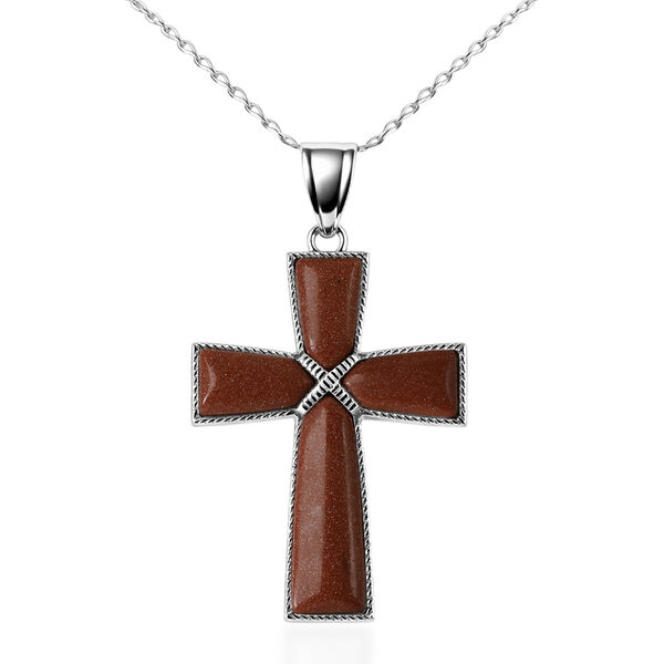 Goldstein Anh&auml;nger Reine Legierung ca. 15,00 ct.