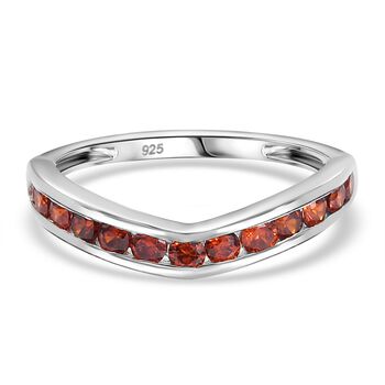 Lustro Stella Granat Zirkonia Ring 925 Silber (Gr&ouml;&szlig;e 16.00)