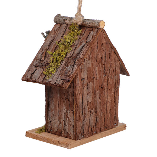 Handgefertigtes Vogelhaus aus Naturholz und MDF image number 3