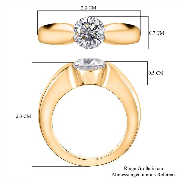 Moissanit Ring - 1,21 ct. image number 5