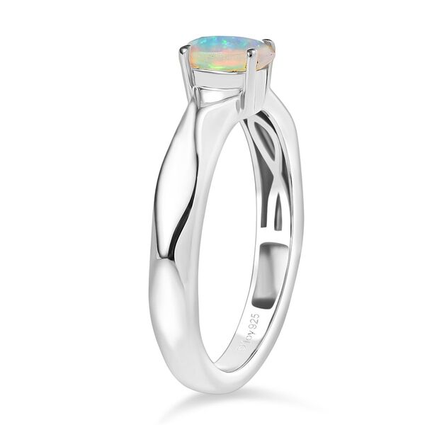 D'Joy natürlicher, äthiopischer Welo Opal Ring, 925 Silber rhodiniert - 0,30 ct. image number 5