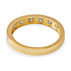 LUSTRO STELLA - Weißer Zirkonia Ring 925 Silber vergoldet (Größe 16.00) ca. 0,72 ct image number 3