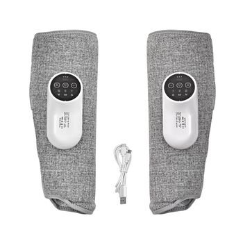 Therapeutischer bequemer Beinmassierer Deluxe, W&auml;rmetherapie, 3 Stufen St&auml;rkeeinstellung, Baumwolle