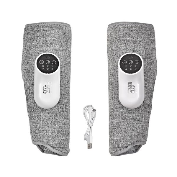 Therapeutischer bequemer Beinmassierer Deluxe, W&auml;rmetherapie, 3 Stufen St&auml;rkeeinstellung, Baumwolle