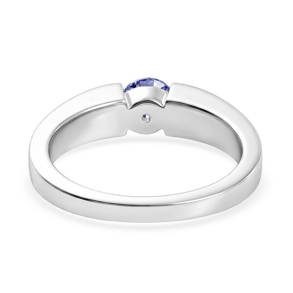D'Joy Tansanit Ring 925 Silber rhodiniert (Gr&ouml;&szlig;e 18.00) ca. 0,50 ct image number 5