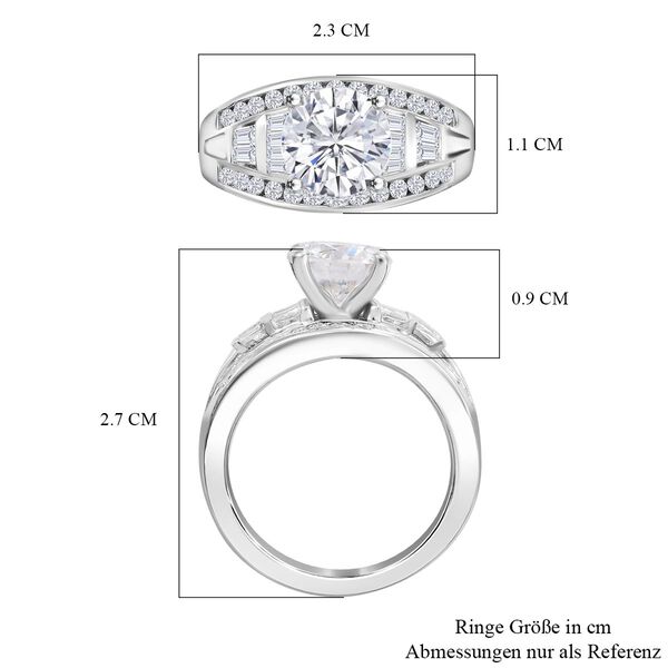 Moissanit Ring - 2,55 ct. image number 7