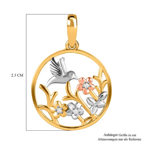 Zweifarbiger, von der Natur inspirierter Anh&auml;nger image number 6