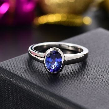 RHAPSODY AAAA Tansanit Ring in 950 Platin - 1,47 ct.