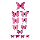 Set mit 48 bunten 3D-Magnet-Schmetterlingen und 48 doppelseitigen Klebebändern image number 6