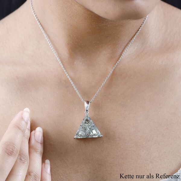 Prasiolith Anh&auml;nger - 24,92 ct. image number 3