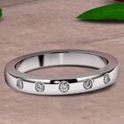 RHAPSODY Diamant zertifiziert VS2 E-F Band Ring 950 Platin image number 1