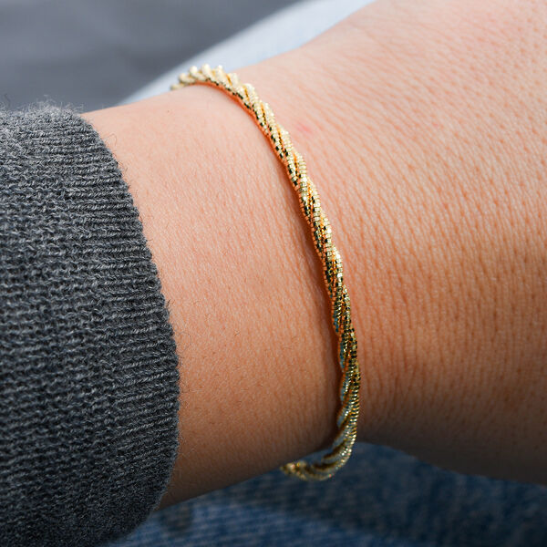 925 Silber vergoldet Armband ca. 19 cm ca. 5,76g image number 2