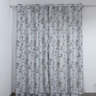 2er-Set Bedruckter Sonnenschutzvorhang mit 8 Metallringen, 140x240 cm pro Vorhang, Kirschbl&uuml;te