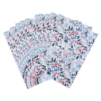 40er-Set Geschenkpapiere, Weihnachtsmotiv, Gr&ouml;&szlig;e 51x74 cm, Mehrfarbig&nbsp;