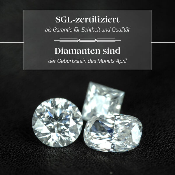 SGL zertifizierter I1 G-H Diamant-Ring in 585 Weißgold - 0,50 ct. image number 4