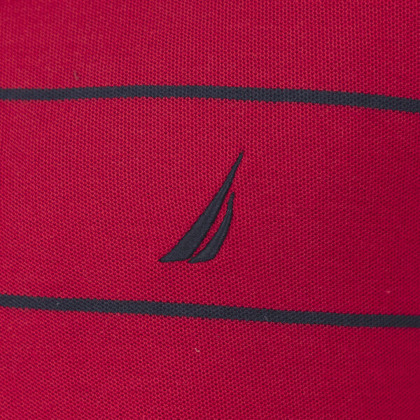 NAUTICA: Poloshirt mit aufgesticktem Logo, Rot image number 3