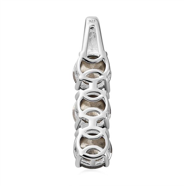 Wei&szlig;er Kristall Schmuckset 925 Silber image number 9