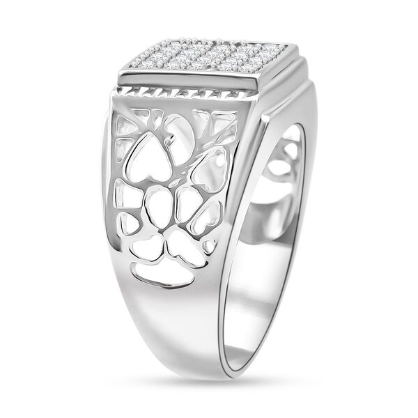 Lustro Stella Wei&szlig;er Zirkonia Ring 925 Silber rhodiniert (Gr&ouml;&szlig;e 18.00) image number 4