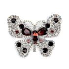 Mehrfarbiger Kristall Brosche Standard