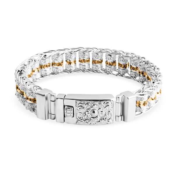 D'Joy Royal Bali - Zweifarbiges Armband in 925 Silber image number 2