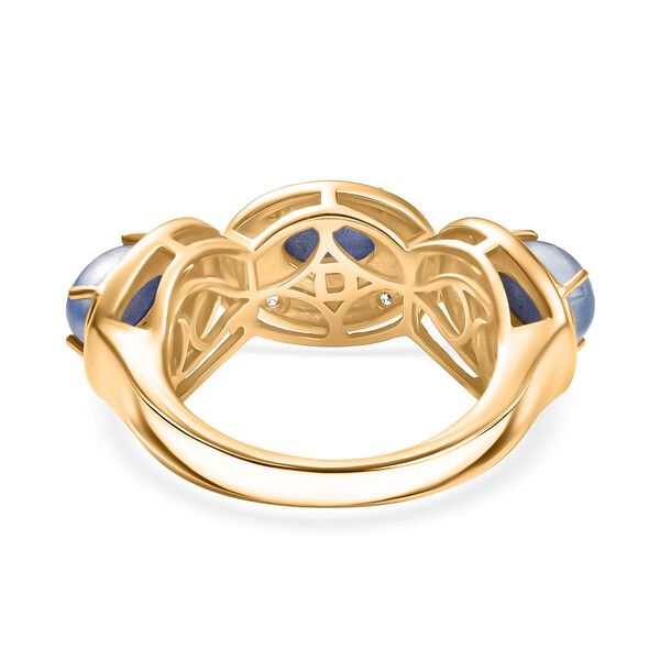 D'Joy Aurora Mondstein und Zirkon Ring - 3,27 ct. image number 6