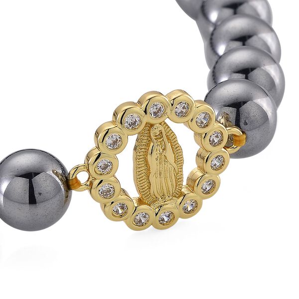 Terahertz, Wei&szlig;er Zirkonia Armband, Flexibles, Nickelfreies Messing image number 5