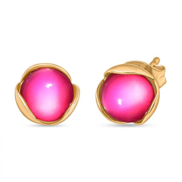 Ohrringe 925 Silber 750 Gelb Vergoldet ca. 3,12 ct. image number 0