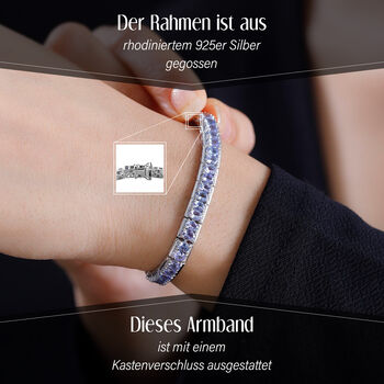 Tansanit Armband,19 cm - 9,83 ct.