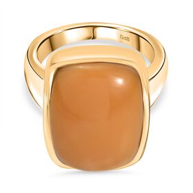 Oregon Karamell Opal Ring Messing (Größe 18.00) ca. 9,24 ct