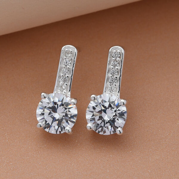 LUSTRO STELLA Zirkonia Ohrringe - 4,07 ct. image number 2