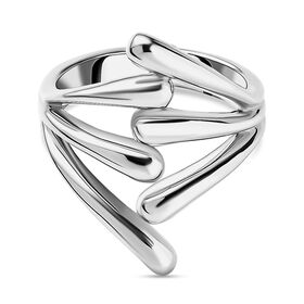 Lucy Q Drip Kollektion- Platinierter Silberring