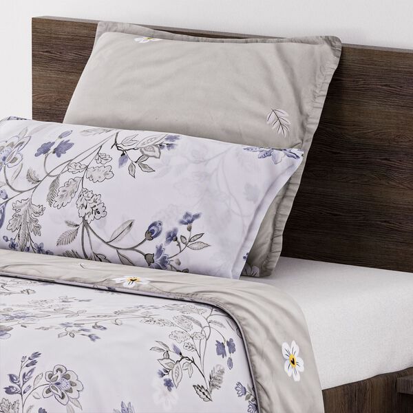 6-teiliges Bettbezug Set, 2 Bettbezüge, 4 Kissenbezüge, weiß image number 3