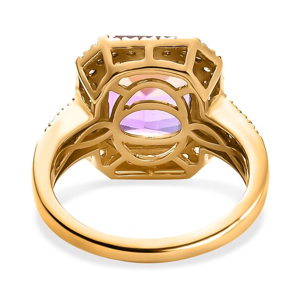 AAA Ametrin und Zirkon Ring - 5,73 ct. image number 6