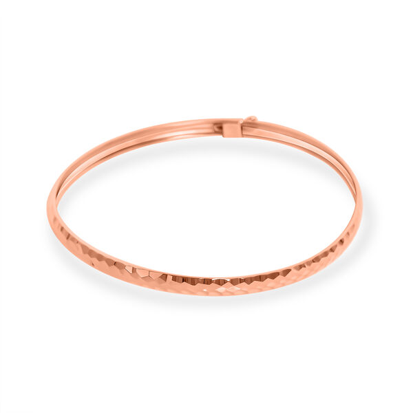 925 Silber ros&eacute;vergoldet Armreif ca. 19 cm ca. 3,40g