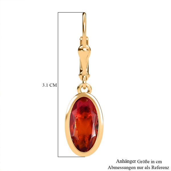 Sunset Triplett Quarz Ohrringe - 4,76 ct. image number 6