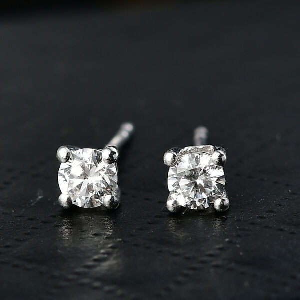 LUXURIANT DIAMOND - Lab Grown Diamant SI-GH SGL zertifiziert Ohrringe 925 Silber rhodiniert ca. 0.50 ct image number 2