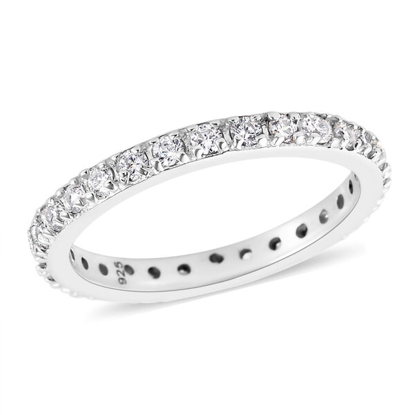 LUSTRO STELLA - wei&szlig;er Zirkonia-Ring, 925 Silber  ca. 1,09 ct image number 4