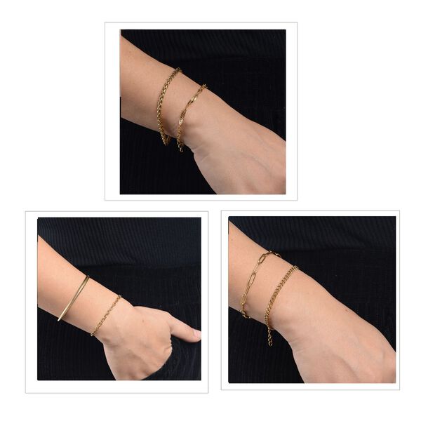 EVER TRUE zeitloses 15-teiliges Schmuckset in Goldton image number 4