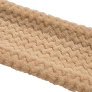 Pl&uuml;sch Hut-und-Schal-Set, Winddicht und kuschelig, braun