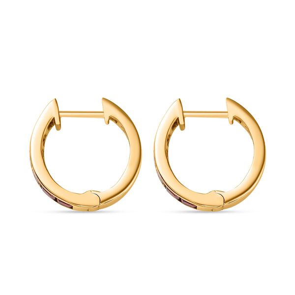 Mosambik Granat Ohrringe - 2,50 ct. image number 5